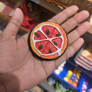 Pizza Ceramic Fridge Magnet 🍕