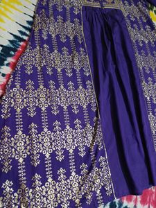 Aurelia Purple Printed Kurta