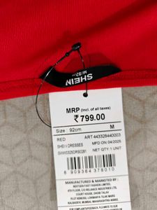 Red Mini A-Line Dress♥️