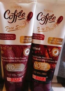 Lord&#39;s Coffee Face Scrub &amp; Pack Duo