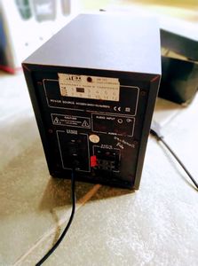 Intex 1400w Subwoofer &amp; Speakers (Wooden)