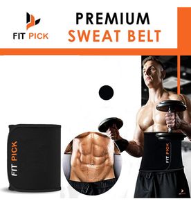 FIT PICK Sweat Belt, Stomach Belt for Both Gender