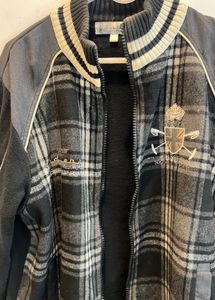 Plaid Varsity Jacket