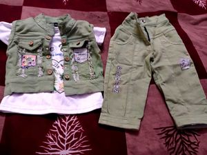 Baby Girl 3 Peace Suit
