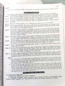 Double Entry Book-Keeping