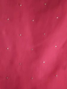 Maroon Chiffon Ruffle Saree