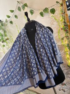 LV Monogram denim design cotton