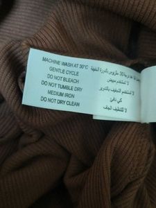 Brown Casual Mini Dress