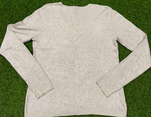 Elegant Knit V-Neck Sweater