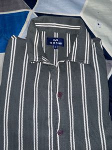 GENG Striped Button-Down Shirt