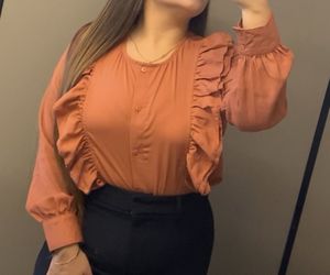 Ruffle Detail Formal Shirt Top