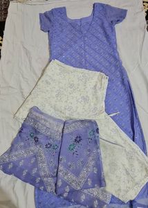 Lavender Salwar Suit