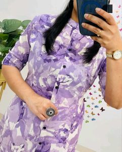 Floral Print Kurta