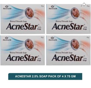 Pack Of 4 Acnestar Face Soap