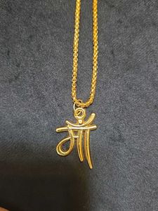 2K gold polish Maa Locket With Chain