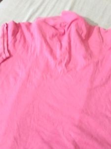 Pink Polo Top