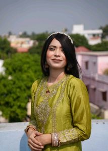 Kashmiri Green Kurta Dupatta Set