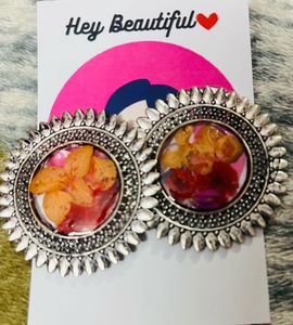 Brand: GenericHandcrafted Resin Earrings, earrings
