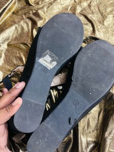 Blacj Stone Embellished Heels