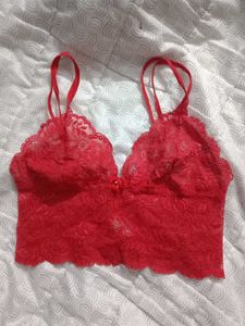 Red Lace Bralette
