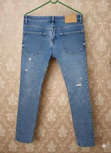 Distressed Denim Jeans