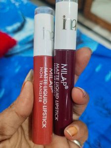 Nude And Maroon Colour Lipstick 💄