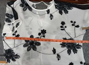 Floral Applique Top