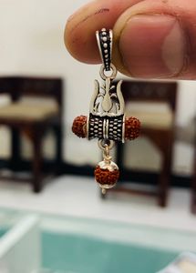 Pure Silver🔱 Rudraksh Pandal (wt:-3.100)