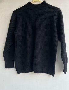 Classic Black Turtleneck Sweater