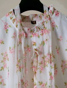 Floral Print Chiffon Mini Dress