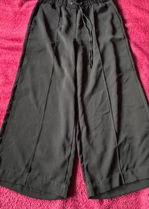 Black Wide Leg Trousers