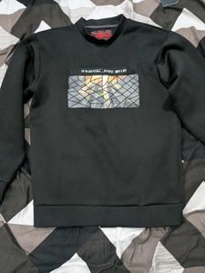 Black Graphic Sweatshirt