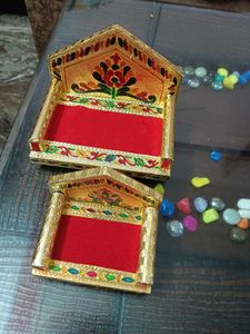 krishna ji bed .... singhasan # combo of 2