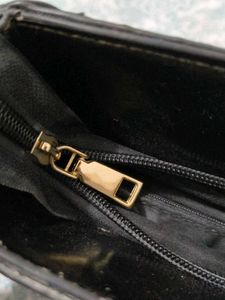 Chanel Black Leather Shoulder Bag