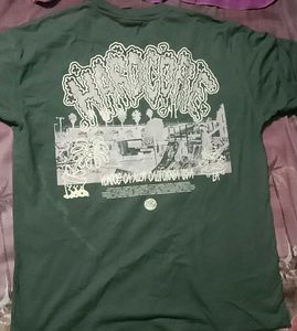 H&amp;M Olive Green Graphic Tee