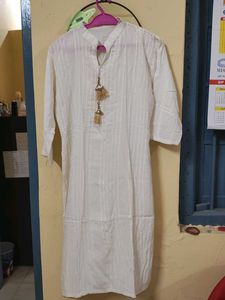 Off White Attractive Kurta