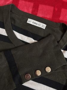 Striped Knit Sweater