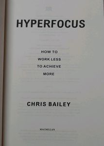 🆕 Hyperfocus Book by charis baily Paperback