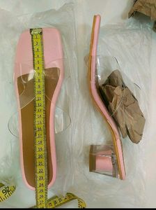 Millennial PINK Transparent Heels