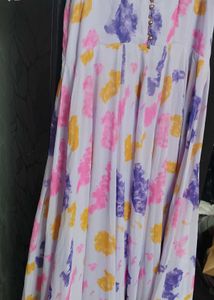 Embellished Full Length Anarkali Dress