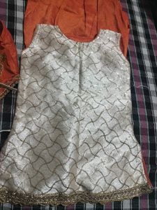 Girls' Ethnic Dress with Jacket