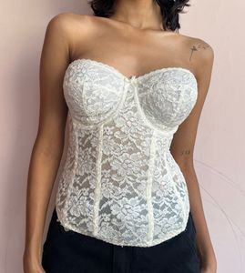 Lace Bustier Top