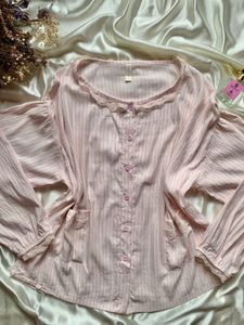 Baby Pink Sleepwear Shirt