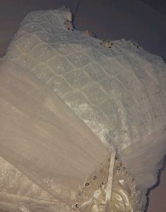 Elegant White flare frock