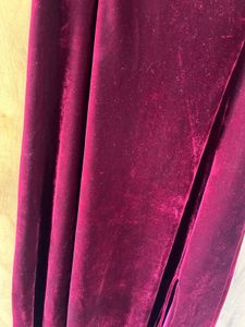 Burgundy Velvet Maxi Slip Dress