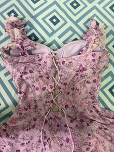 Floral Ruffle Mini Dress