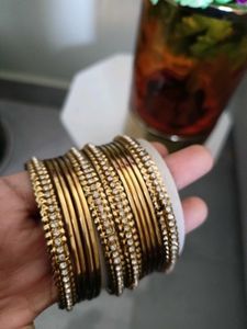 New Stone Metal Bangles