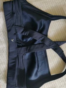Navy sports bra
