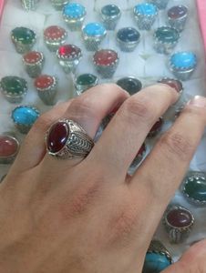 Small RedStone Rings for Men
