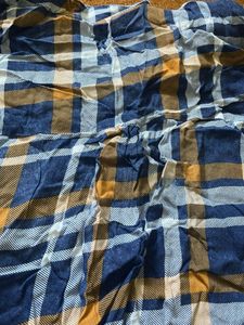 Blue &amp; Yellow Plaid Button-Down